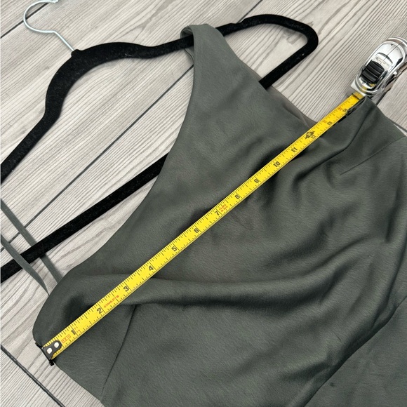 BHLDN Dylan One-Shoulder Satin Side-Slit Gown - Picture 7 of 11